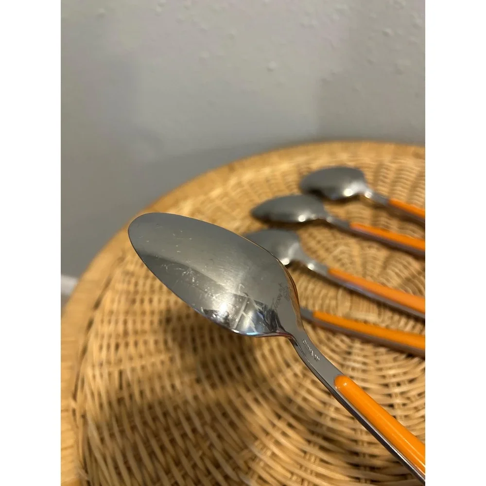 Fiesta Merengue Tangerine Dinner Spoon Set of 5